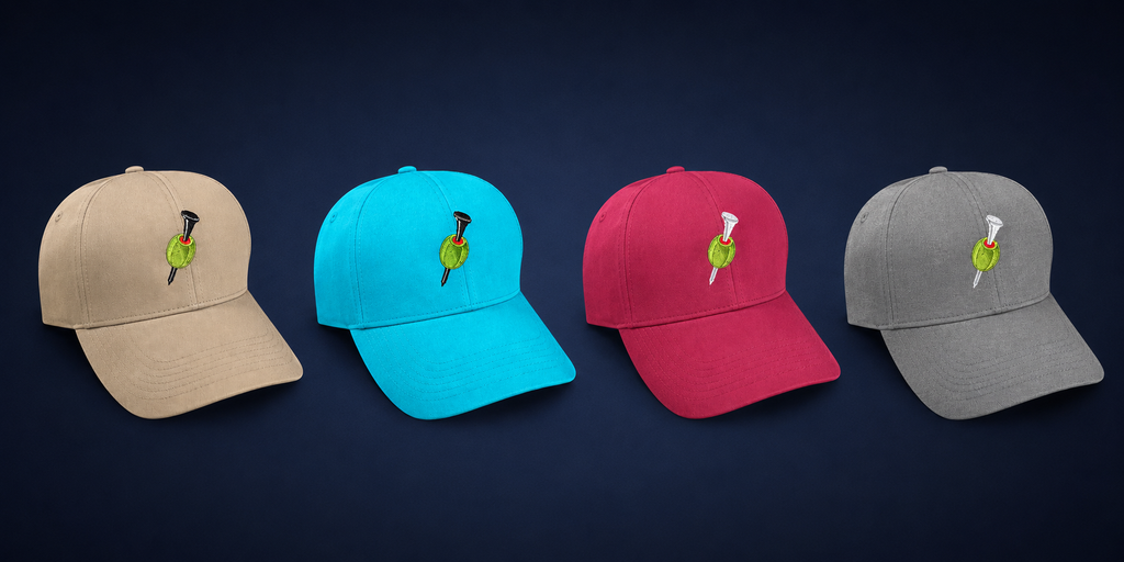 Golfoholics Tee & Olive Hats