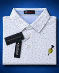 GOLFOHOLICS TEE & OLIVE PERFORMANCE POLO