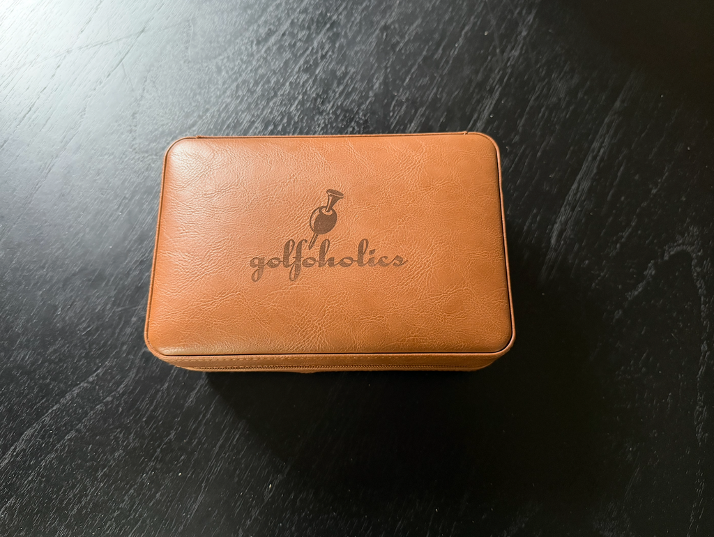 Golfoholics Travel Cigar Humidor Case