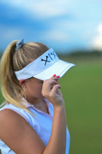 Load image into Gallery viewer, Golfoholics 19th Hole Tour White Visor