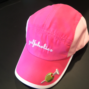 Golfoholics Lightweight Pink Cap